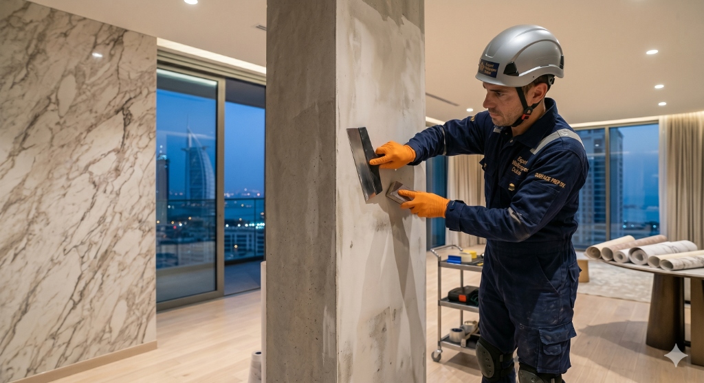 Expert architectural wall wrapping service in Dubai
